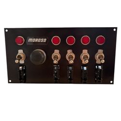 Moroso 4-Switch Panel with Indicator Lights- New