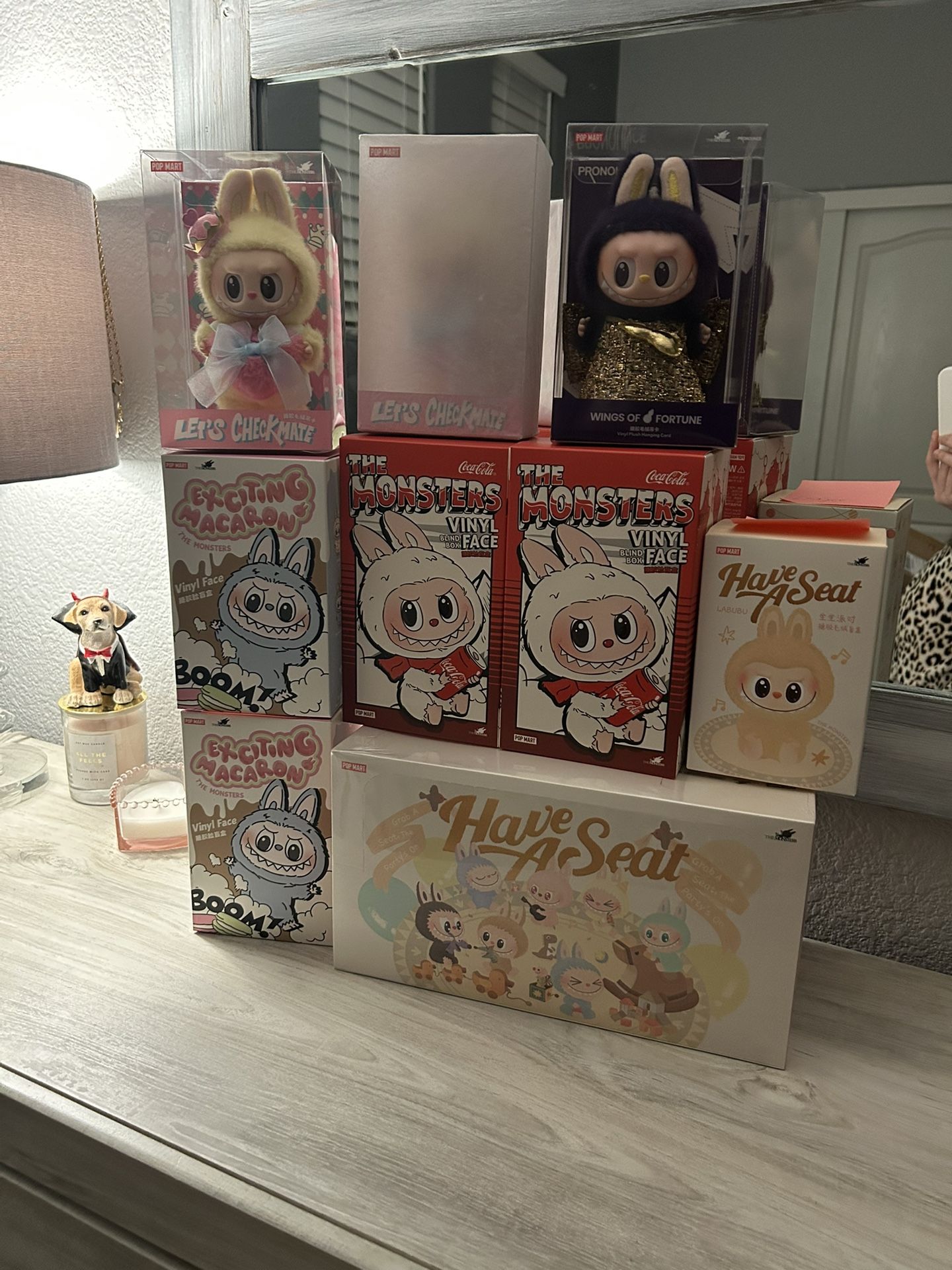 The Monsters Let’s Checkmate Series-Vinyl Plush Hanging Card