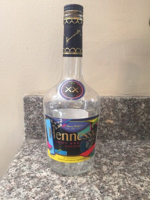 Kaws Hennessy Bottle