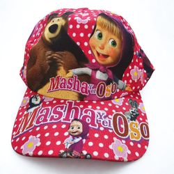 Masha y el Oso Kids Hat – Adjustable Cartoon Cap (Great Condition)