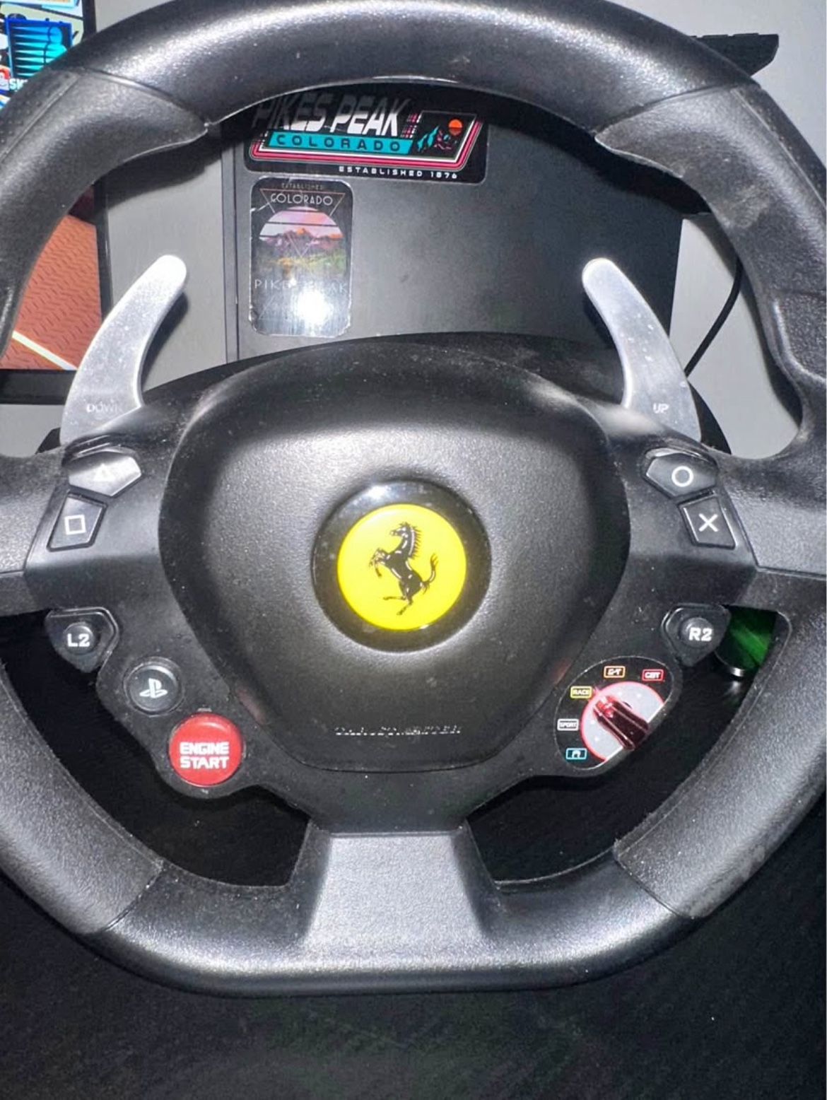 Thrustmaster T80 Ferrari 488 GTB Edition Racing Wheel - Black