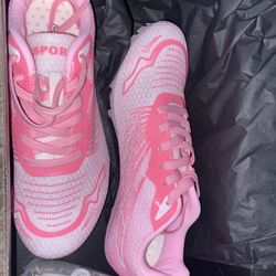 Pink Track & Field Running Shoes