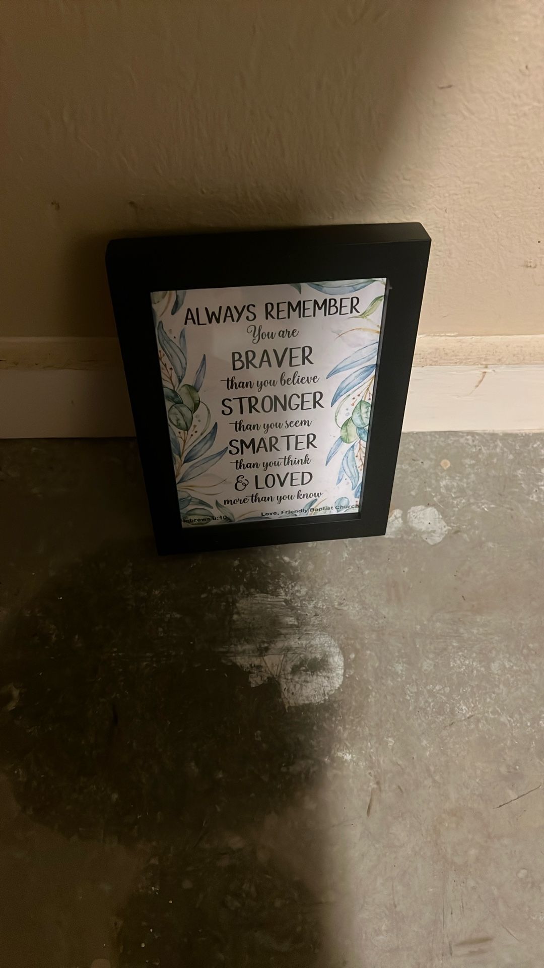 Bible Verse Picture Fram