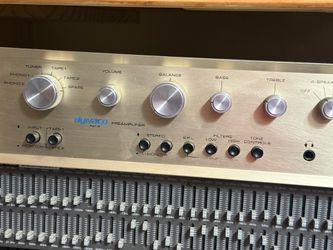 Dynaco pat 5 integrated stereo preamp