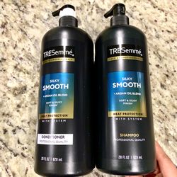 TRESemme Silky Smooth Heat Protection Shampoo & Conditioner, 28 oz each
