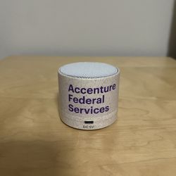New Accenture Federal Service Wireless Speaker - Mini Cylinder - Bluetooth