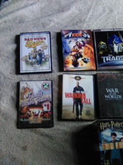 DVD movies and the first 3HARRY POTTER VHS
