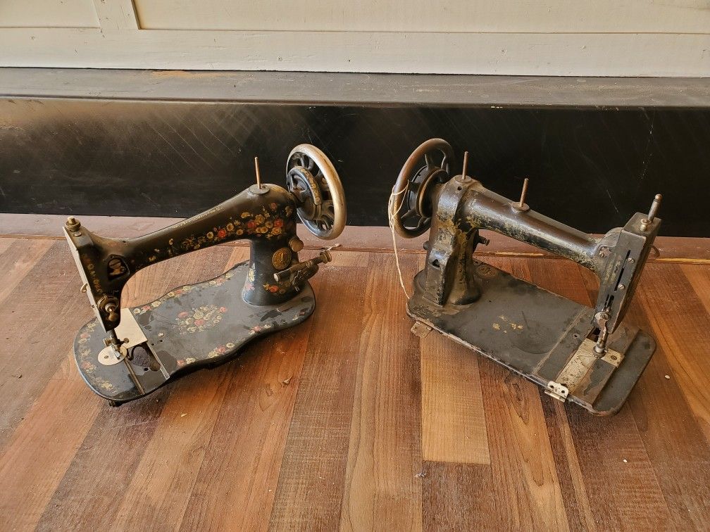 Vintage Singer sewing machines