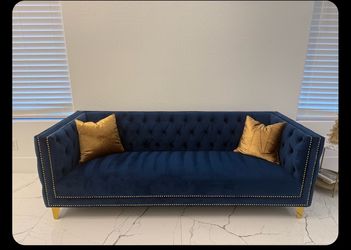 Velvet Couch