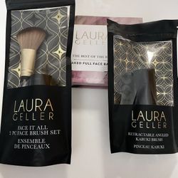 New Laura Geller Full Face Basics And Makeup Brushes.  A