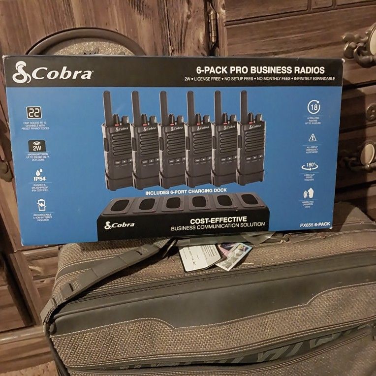 Cobra 6-pack Pro Business Radios