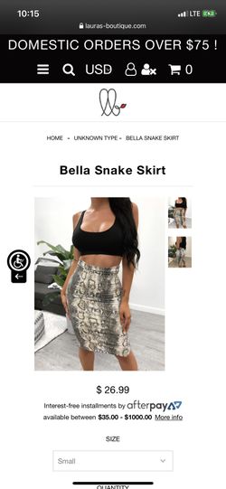 Snake 🐍 skirt