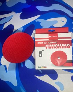 MaxShine 5 Inch Cross Cut Finishing Polishing Foam Pad W/ 5” Backing Pad
