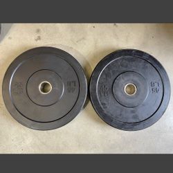 45lbs. Olympic Bumper Plates