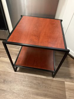 Black Frame Indoor Side Table