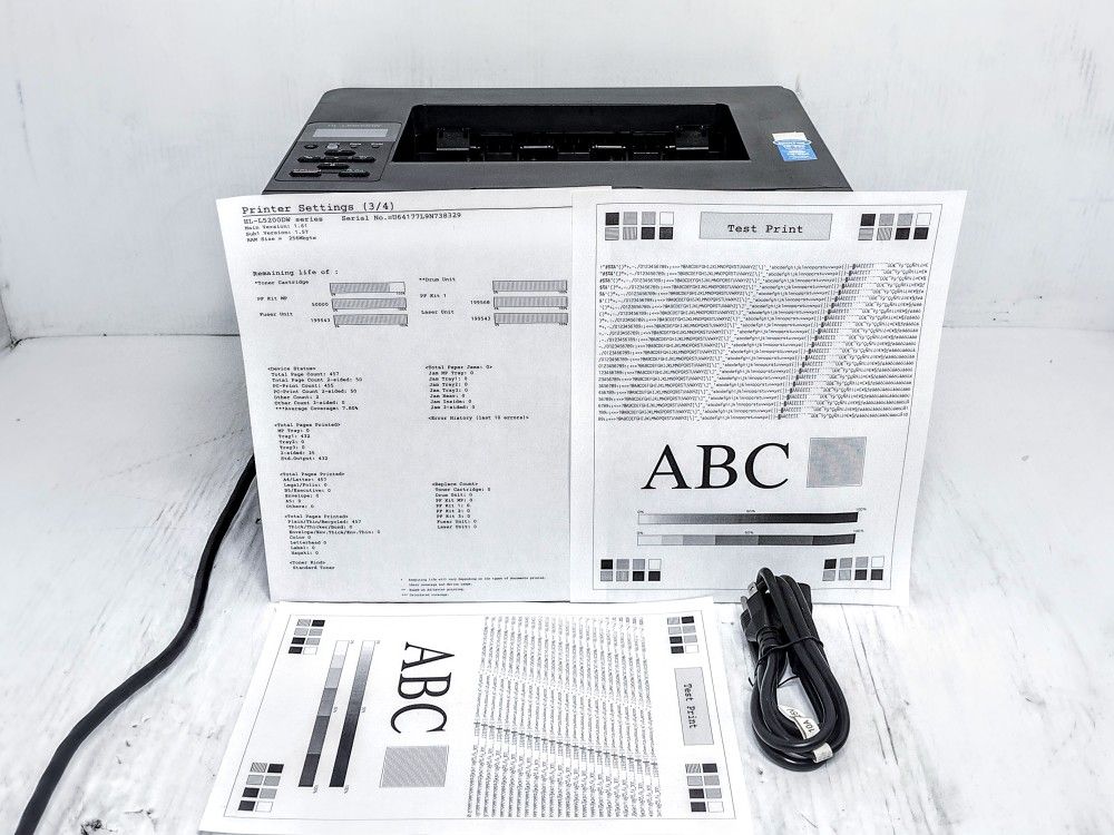 Brother HL-L5200DW Business Laser Printer Page Count 457