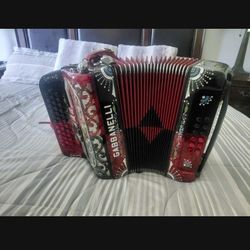 Acordeón Gaballi 5 Registros En Tono De Sol 