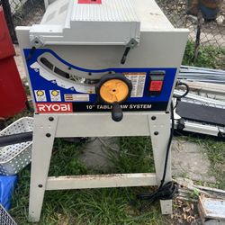 10” RYOBI TABLE SAW 