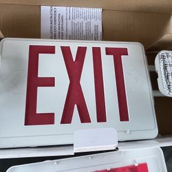 Led Exit Light Sign 