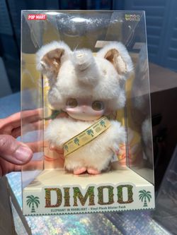 Dimoo elephant plus doll pendant blister pack