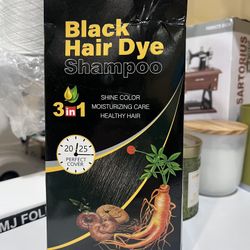 Black Hair Dye Shampoo 