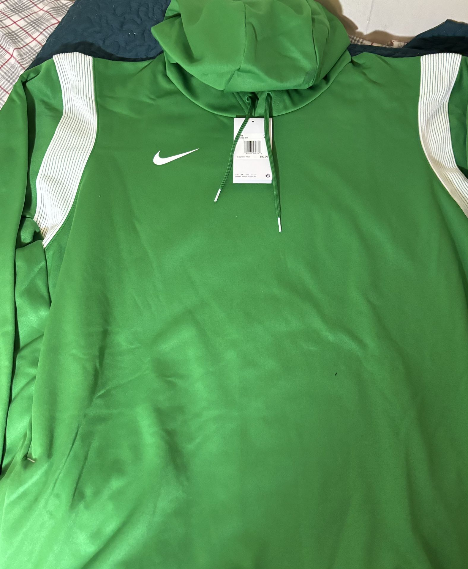 Nike Men's Therma-Fit Fleece Pullover Hoodie GREEN