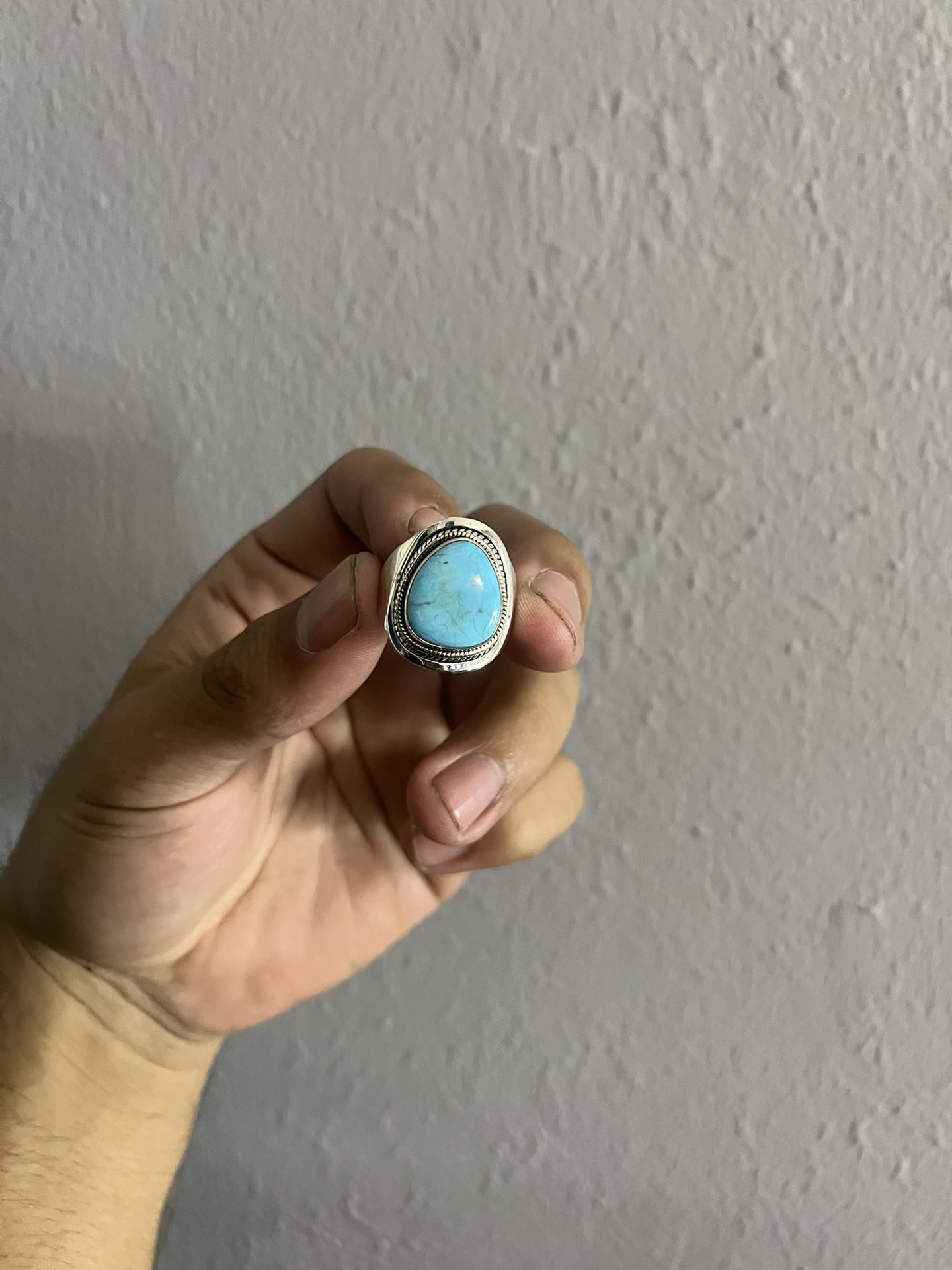 New Turquoise Ring Size 10