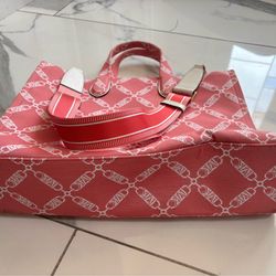 Michael Kors Tote Bag Large Pink Gigi Original New With Tags