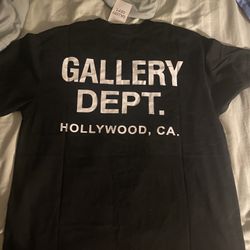 Gallery Dept. Black T Shirt