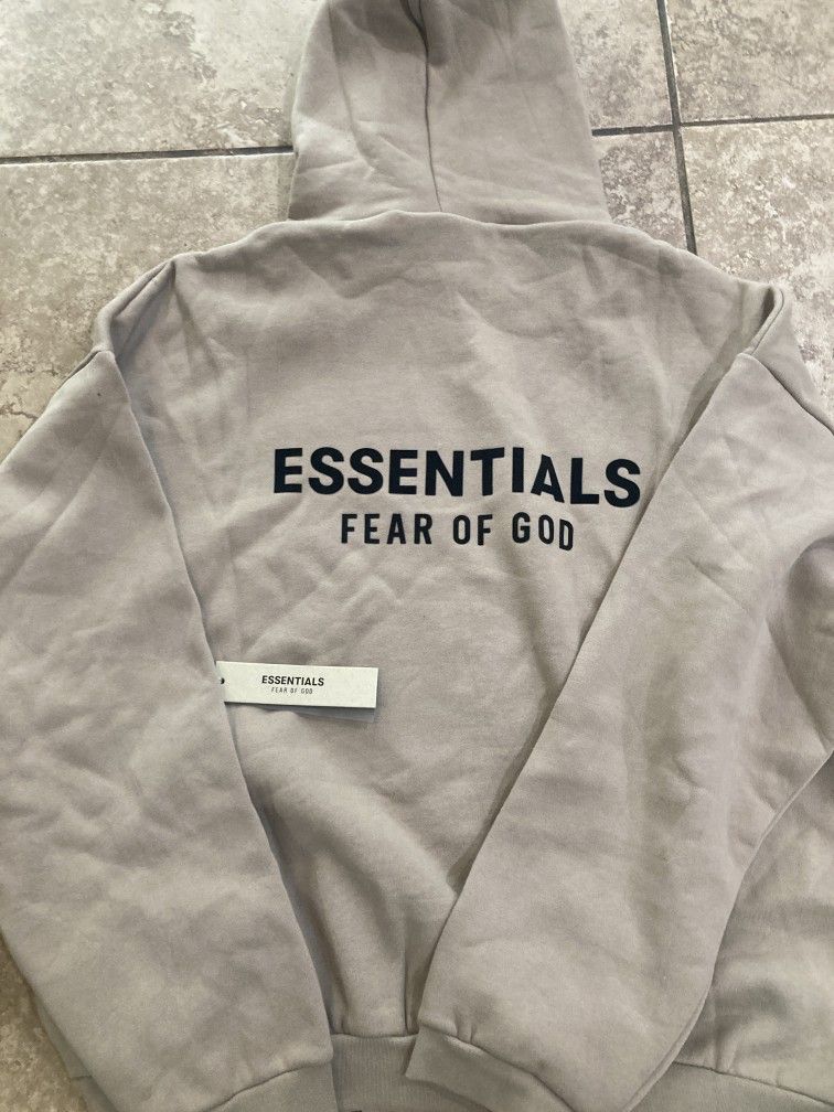 Essentials Fear Of God Hoodie - Brown/Tan - Large - New w/tags