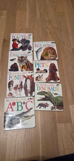 7 children's books - DK - Touch and Feel