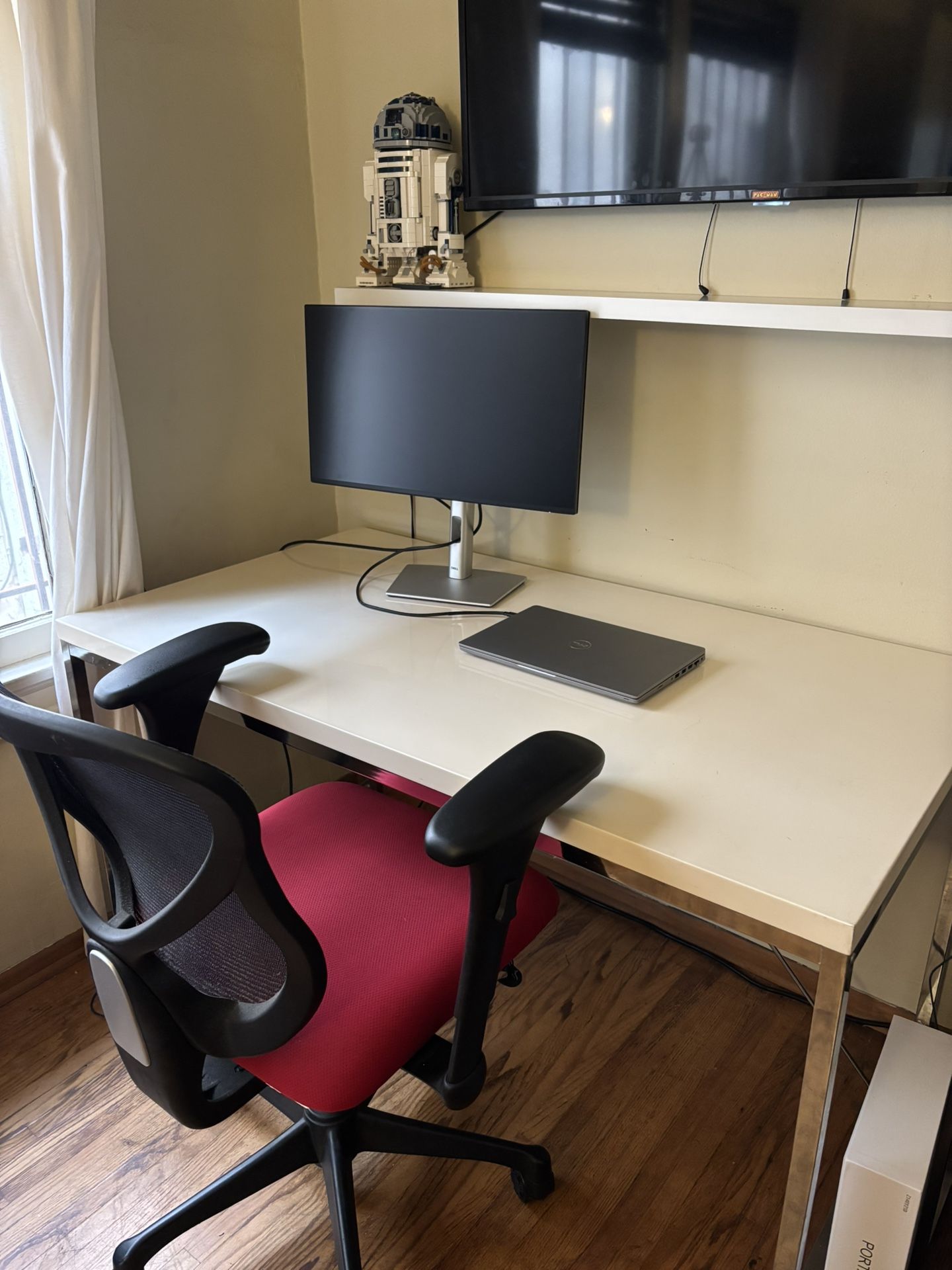 Desk and printer stand