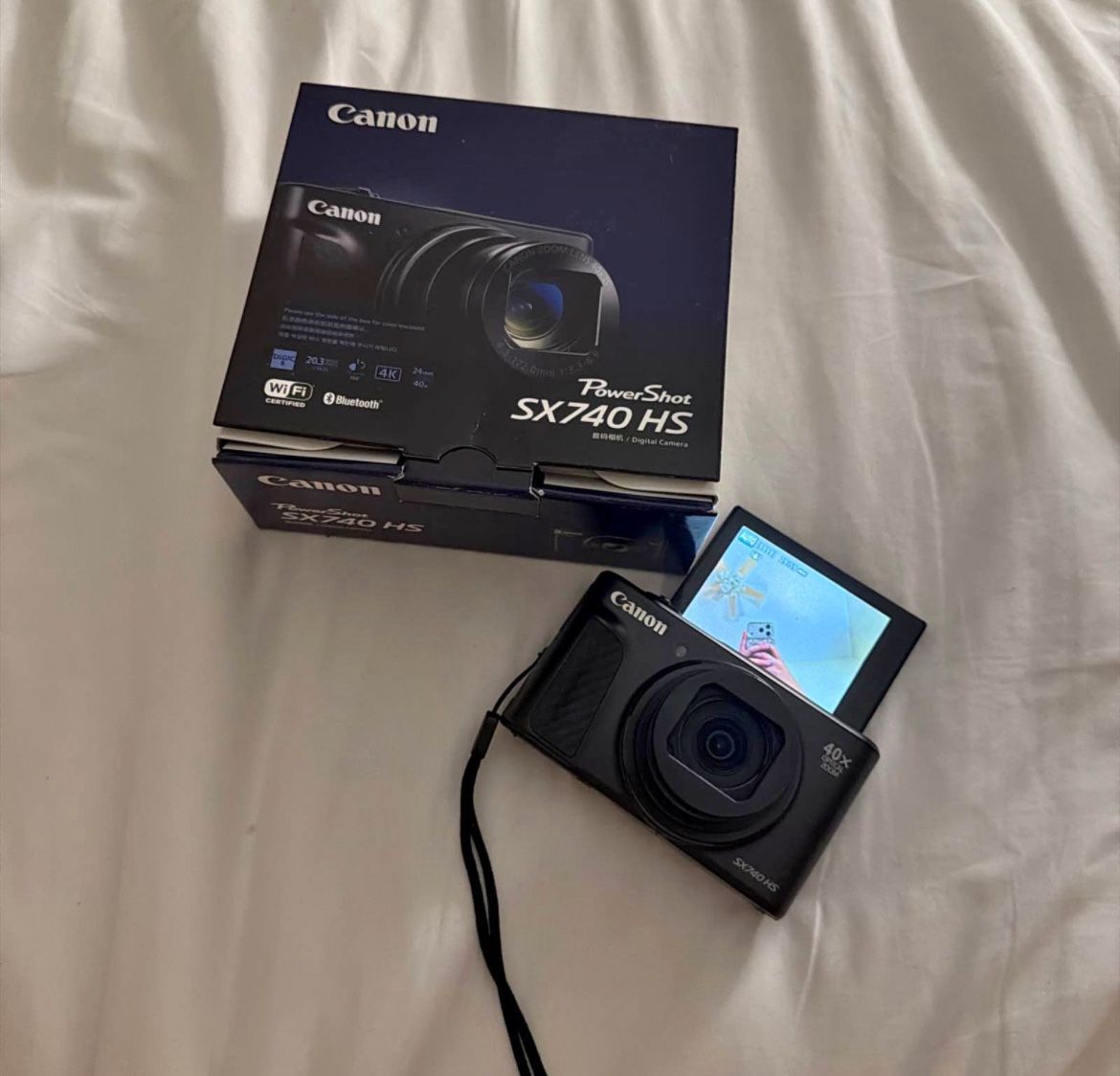 CANON BLACK POWERSHOT SX740 HS COMPACT DIGITAL CAMERA