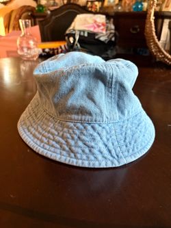 Forever 21 Light Wash Denim Bucket Hat Sun Cap Size M/L 58cm