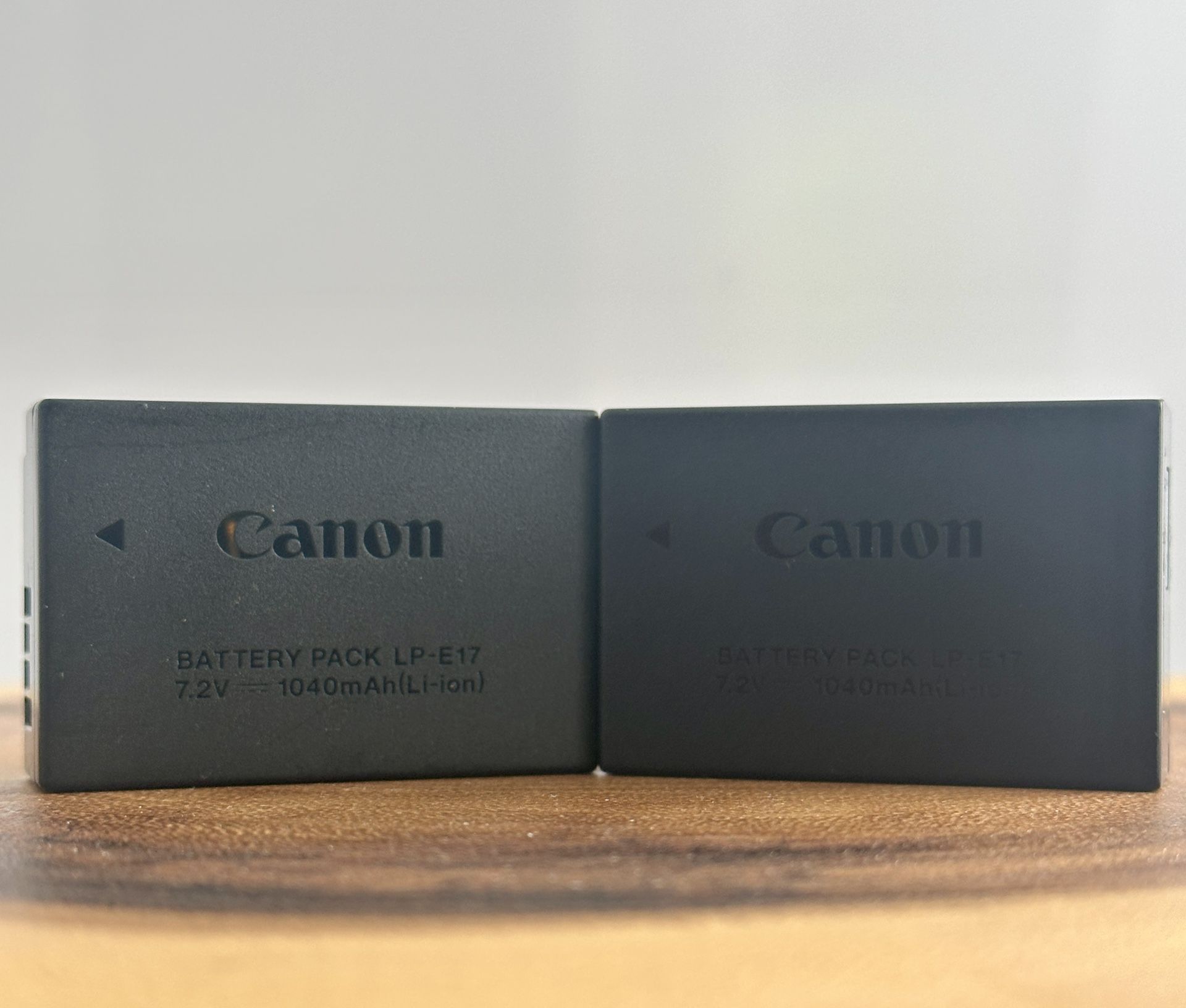 Canon LP-E17 Batteries (2)