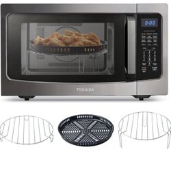 BRAND NEW! Black Stainless Steel 4 In 1 Toshiba Microwave  OBO