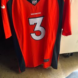 NFL BRONCOS RUSSELL WILSON  Jersey Great Condition size L $25