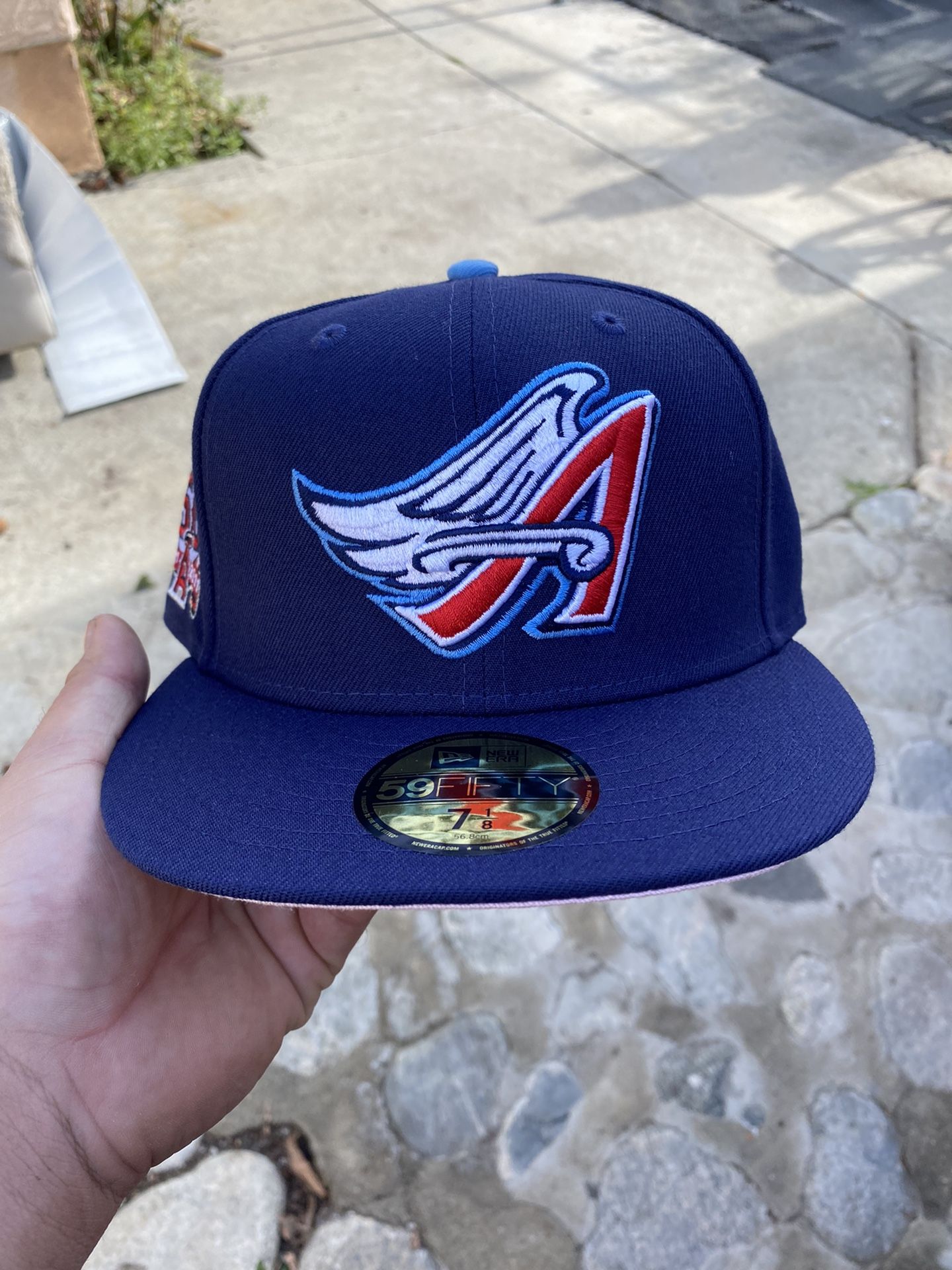 Angles Hat 50th Patch 71/8