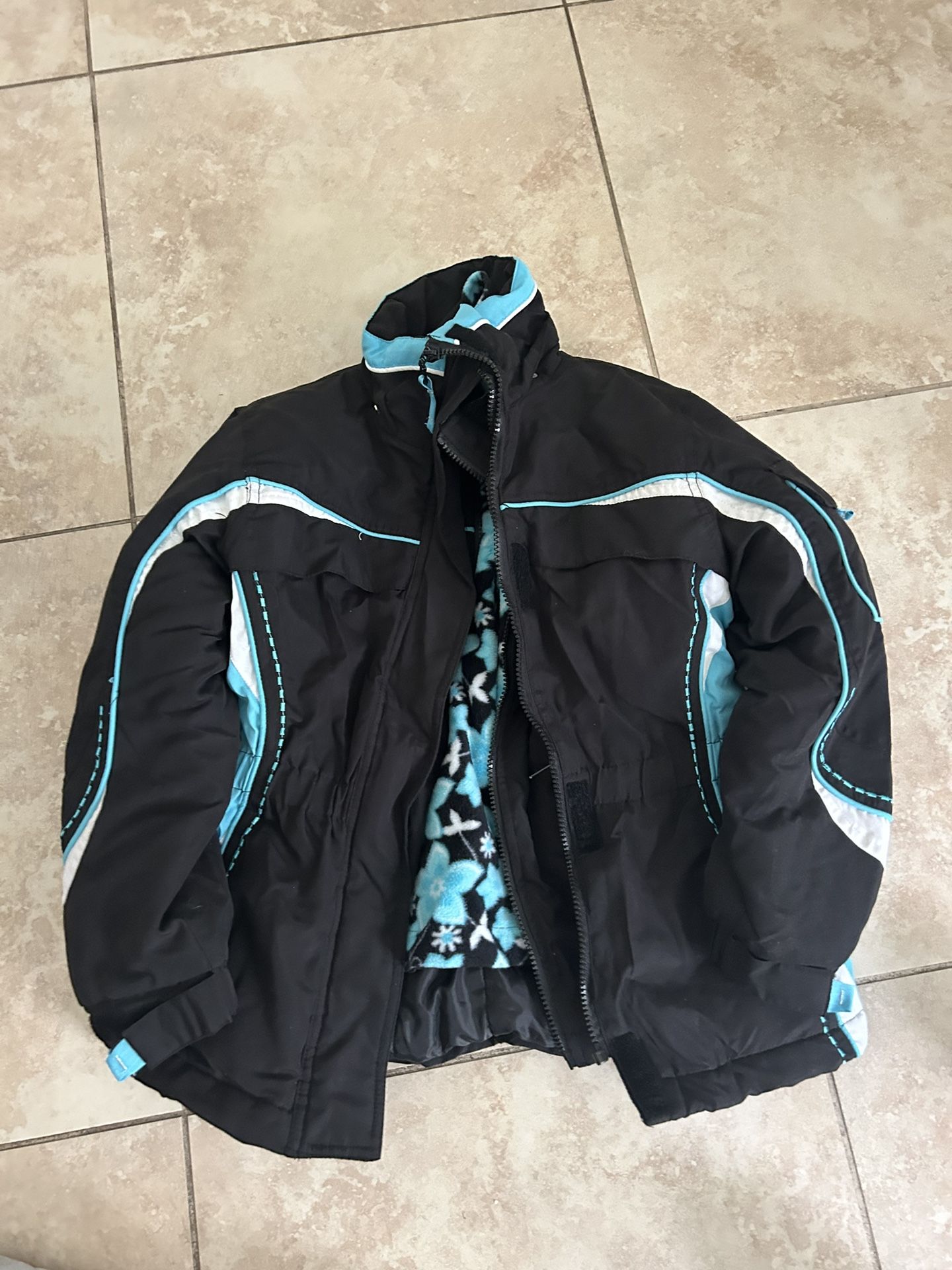 Youth Snow Jacket Snowboarding Size 7/8 With Liner Jacket