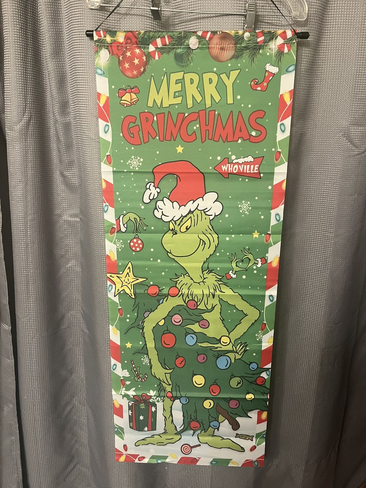 Set Of 4 How The Grinch Stole Christmas Flags 