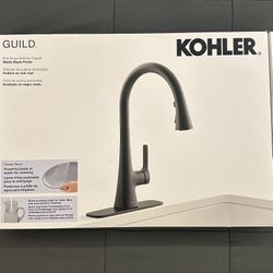 Kohler Guild Pull-down Kitchen Sink Faucet with Three-function Sprayhead