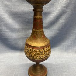 Vintage Brass Candlestick Made in India- Great Condition! 