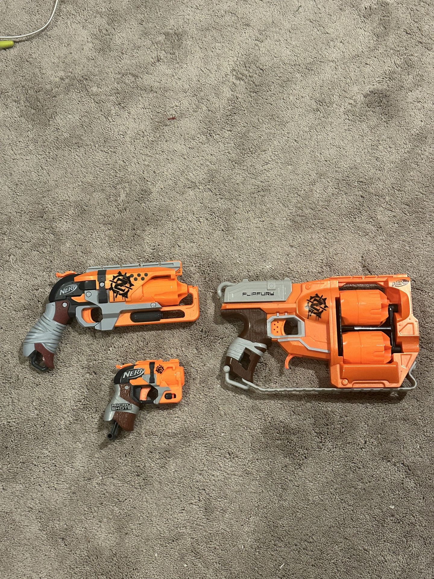 Nerf Zombie Lot