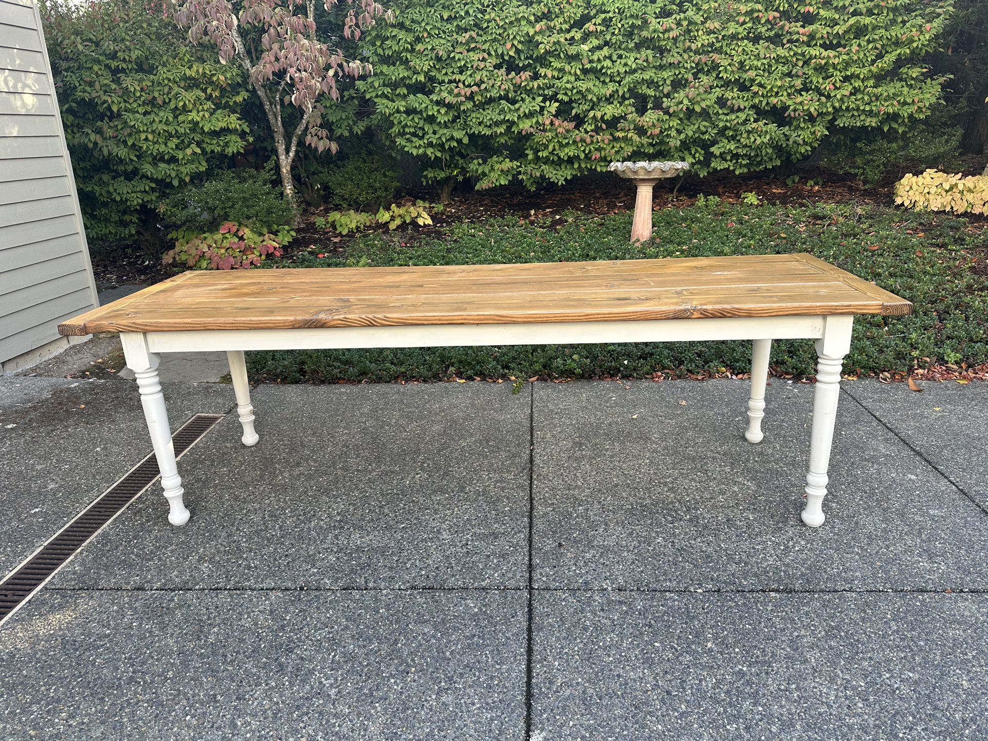 Dining Table - 34” W x 101.5” L x 31” H