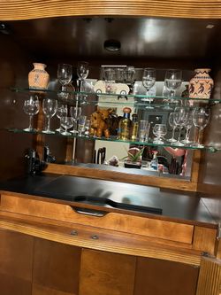 Glass Wine & Bar Cabinet