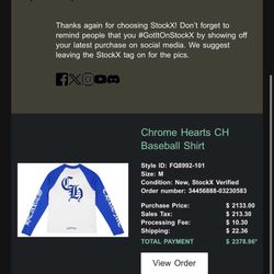 Chrome Heart Long Sleeve T-Shirt