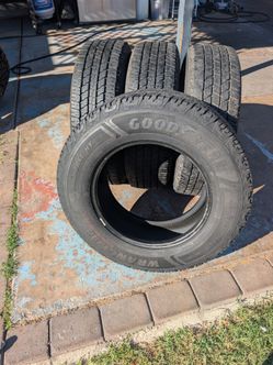 Lt 245/70/17 Goodyear workhorse 10 ply tires