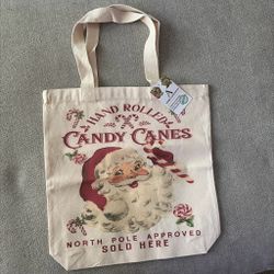 Vintage Christmas Santa Claus tote bags