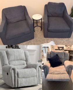 Relocating! EVERYTHING MUST GO! Swivel Barrel Chairs BLOWOUT PRICED