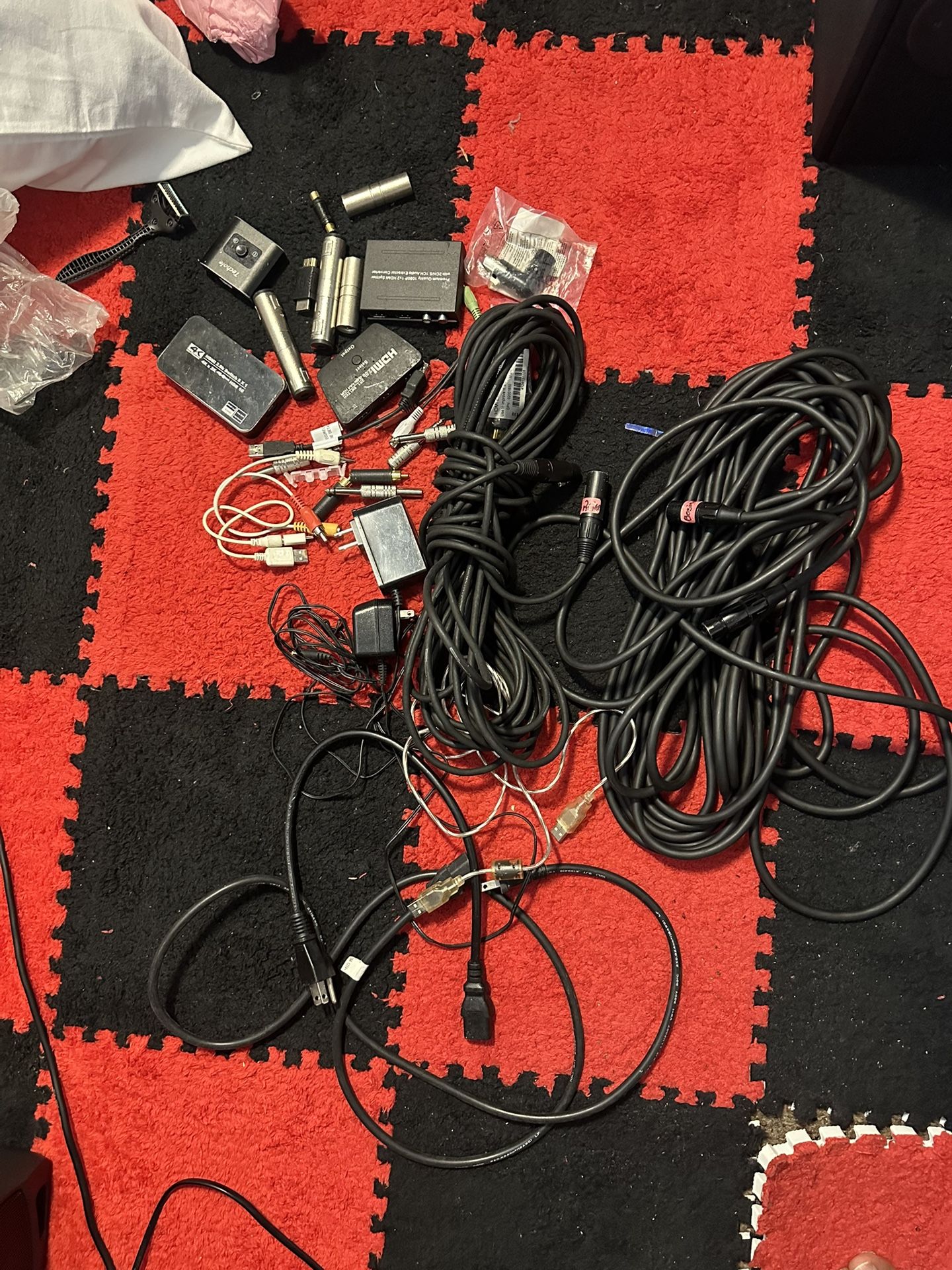 2-50 xlr Dj cable and some 4k HDMI firm on price 